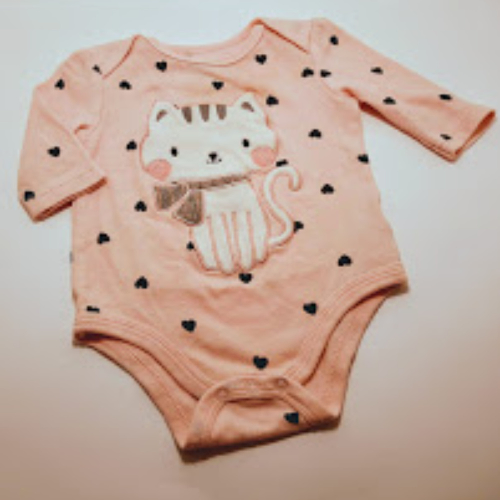 Pink cat one piece